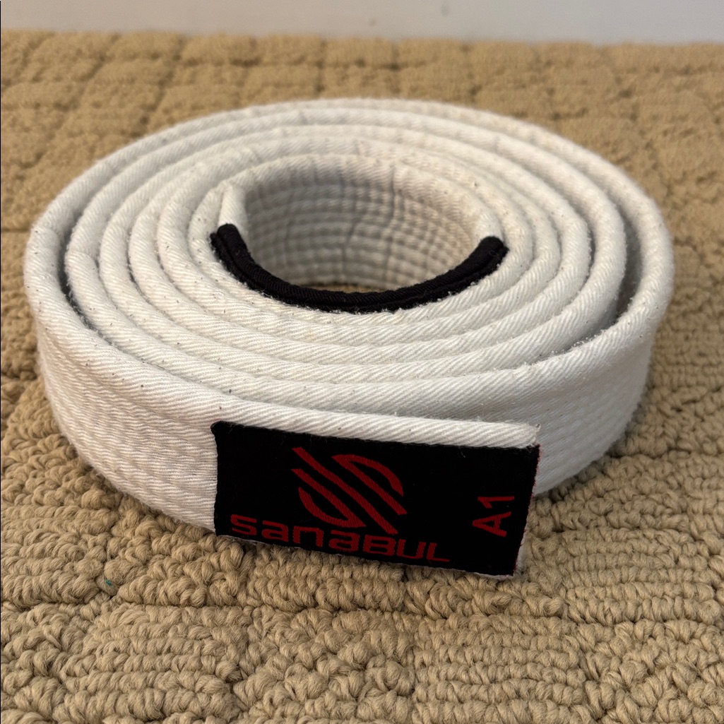 Sanabul A1 Jiu Jitsu Belt - White